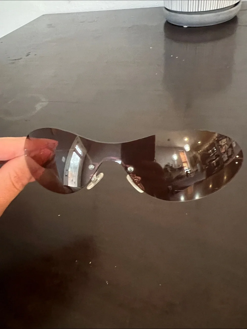 Giorgio Armani sleek shield